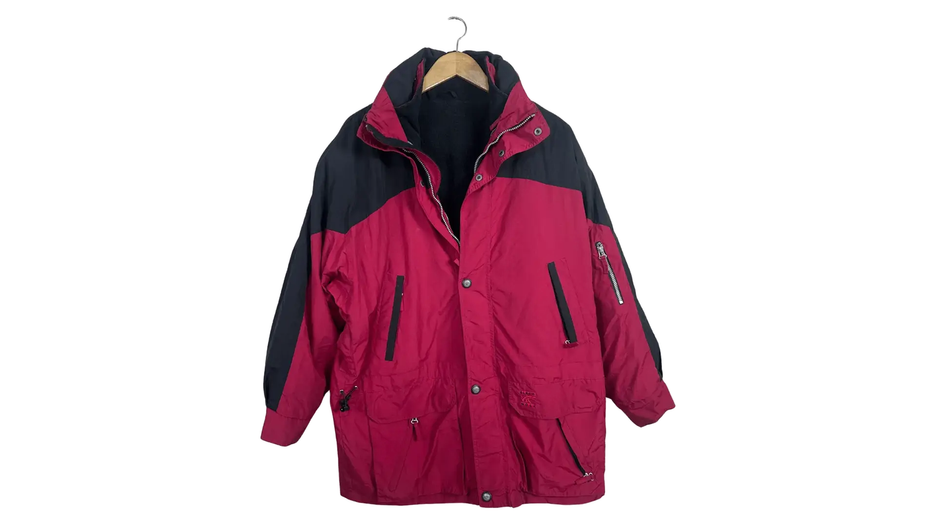 FNK482 Black Wolf 5 in 1 Jacket & Vest - Image 1