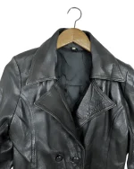 Black Women’s Genuine Leather Jacket - Image 3