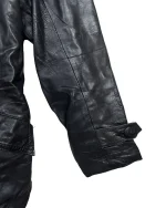 Black Women’s Genuine Leather Jacket - Image 4