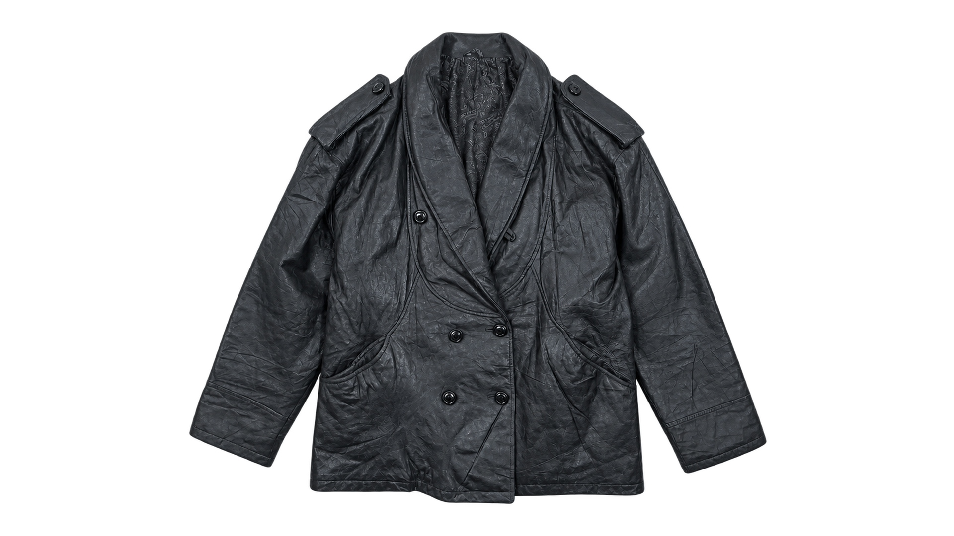 FNK488 Papini Genuine Leather Jacket - Image 1