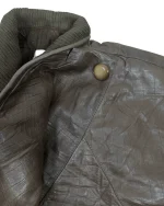 Shuttle One-button Genuine Leather Jacket - Image 12