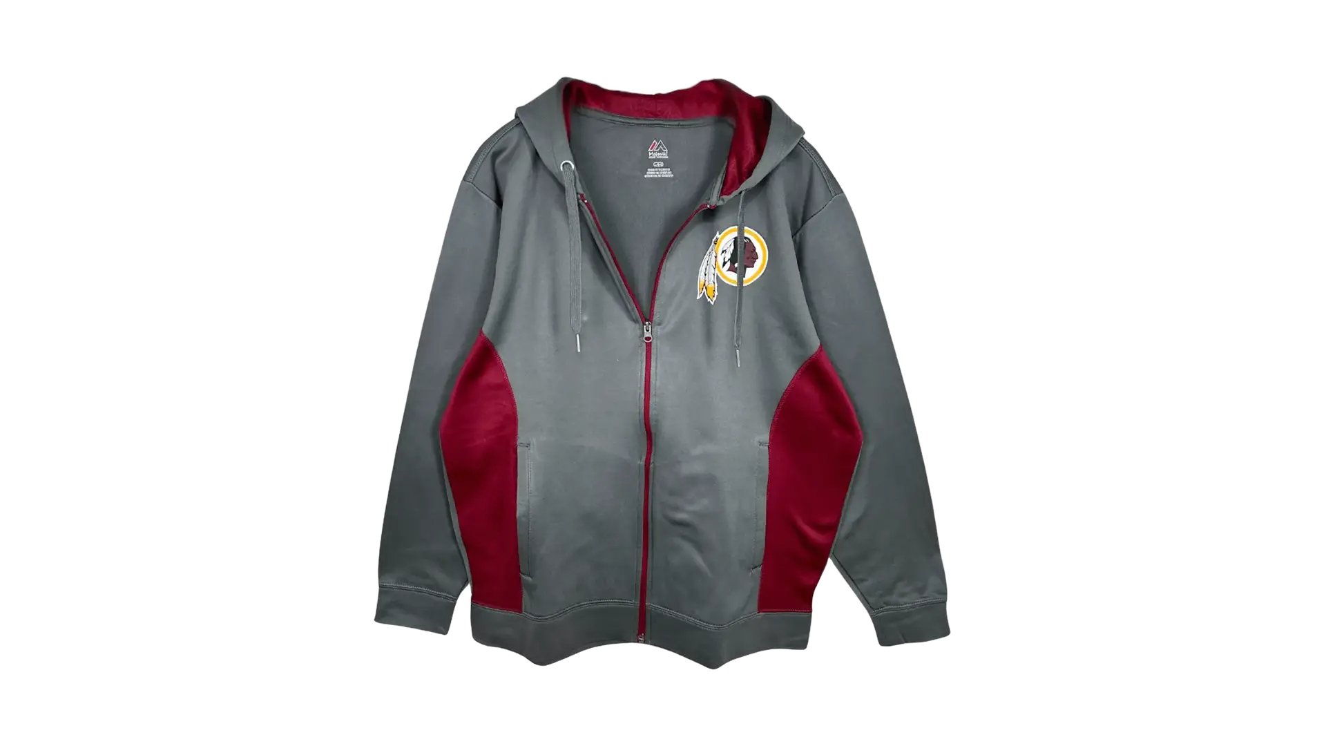 FNK493 Majestic NFL Washington Redskins Hooded Jacket - Image 1