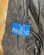Phoenix Metallic Gold Genuine Leather Women's Jacket - Image 5