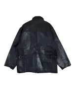 Dark Brown Genuine Leather Jacket - Image 3