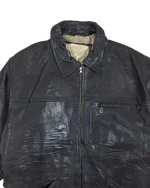 Dark Brown Genuine Leather Jacket - Image 4