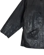 Dark Brown Genuine Leather Jacket - Image 6