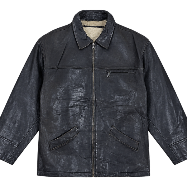 Dark Brown Genuine Leather Jacket