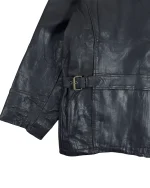 Dark Brown Genuine Leather Jacket - Image 7