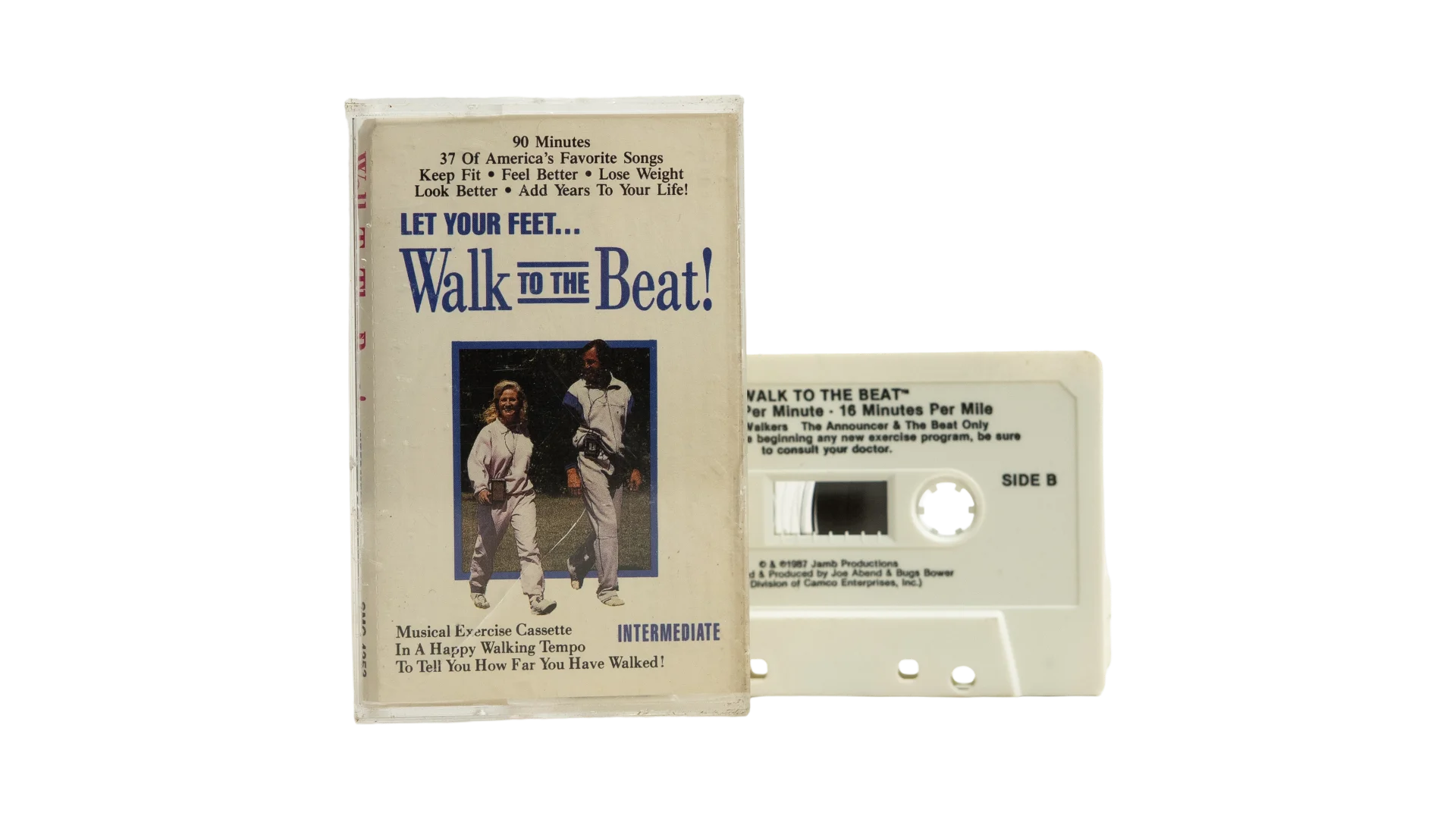 160 DSC02240 160 Walk to the Beat Exercise Cassette Tape - Image 1