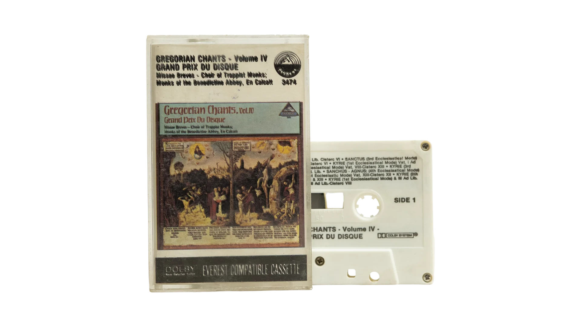 190 DSC02270 190 Various Choirs - Gregorian Chants Volume IV Cassette Tape - Image 1