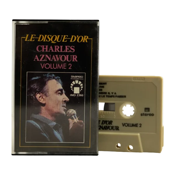 Charles Aznavour - Le Disque d'Or Volume 2 Cassette Tape