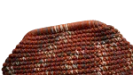 Burgundy Multicolor Crochet Clutch Bag - Image 2