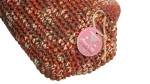 Burgundy Multicolor Crochet Clutch Bag - Image 8
