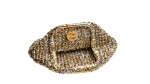Gold & Silver Crochet Clutch Bag - Image 5