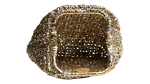 Gold & Silver Crochet Clutch Bag - Image 8