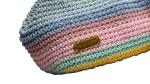 Pastel Striped Crochet Clutch Bag - Image 4