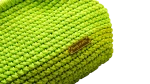 Lime Green Crochet Clutch Bag - Image 4
