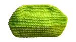 Lime Green Crochet Clutch Bag - Image 6