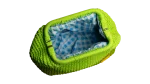 Lime Green Crochet Clutch Bag - Image 9