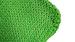 Green Crochet Tassel Tote Bag - Image 6