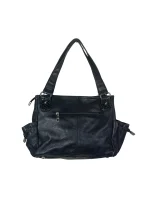 2000s Slouchy Leather Tote with Multicolor Reptile Panels - Image 5