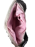 Tricot and Leather Shoulder Bag - Image 8