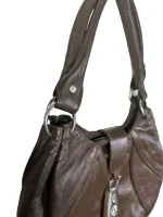 Brown Genuine Leather Shoulder Bag - Image 5