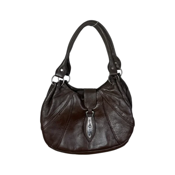 Brown Genuine Leather Shoulder Bag