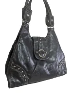 Dark Brown Genuine Leather Bag - Image 3