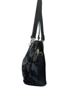 Gothic Romantic Crochet Rose Handbag - Image 3