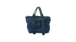 Y2K Denim Tote with Buckle Details