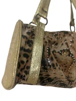Y2K Rhinestone Leopard Print Shoulder Bag - Image 4
