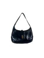 Y2K Sleek Glossy Leather Shoulder Bag - Image 5