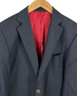 Dark Gray Pure Virgin Wool Blazer - Image 2