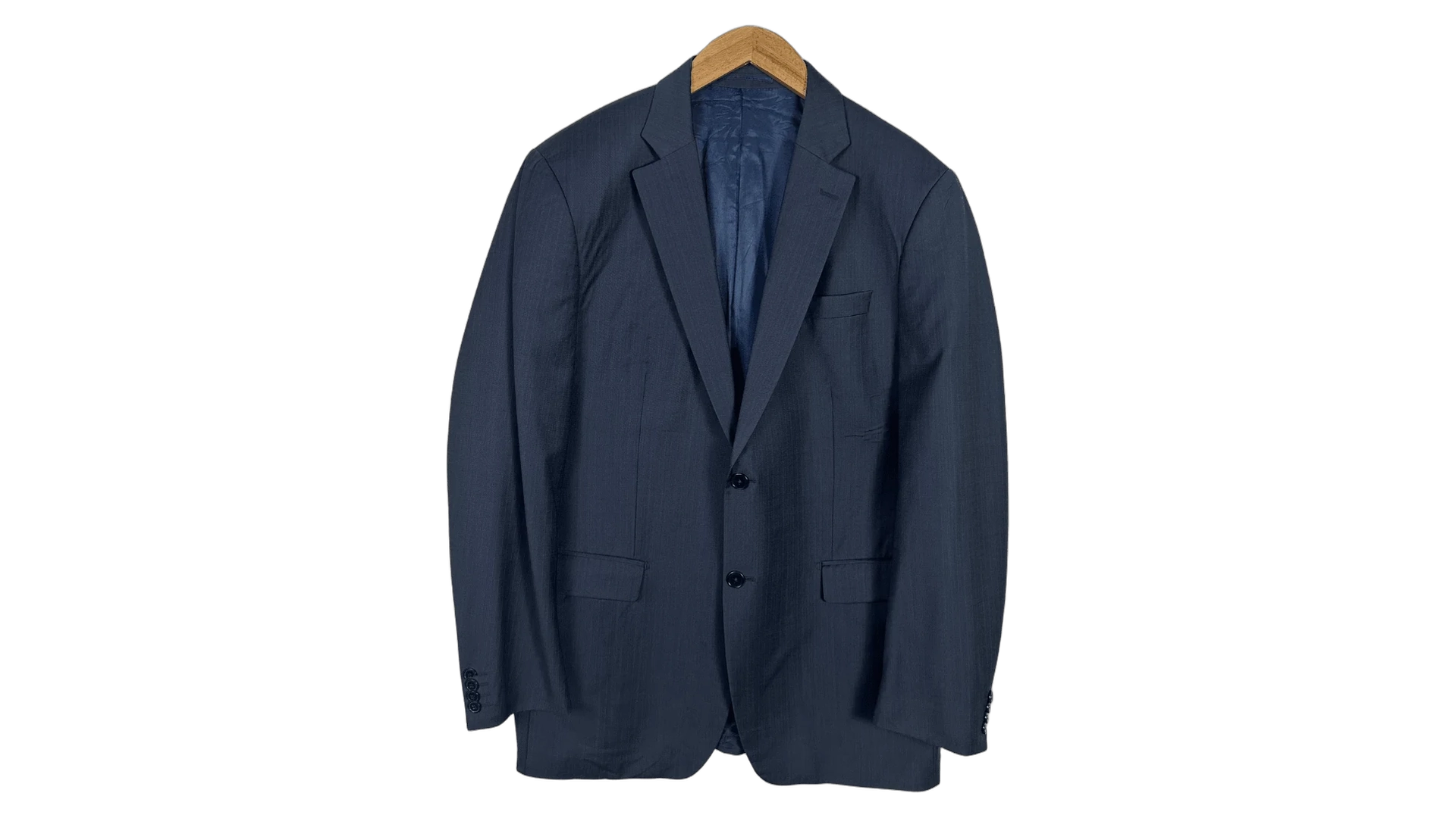 FNK553 Landini Navy Wool Blazer - Image 1