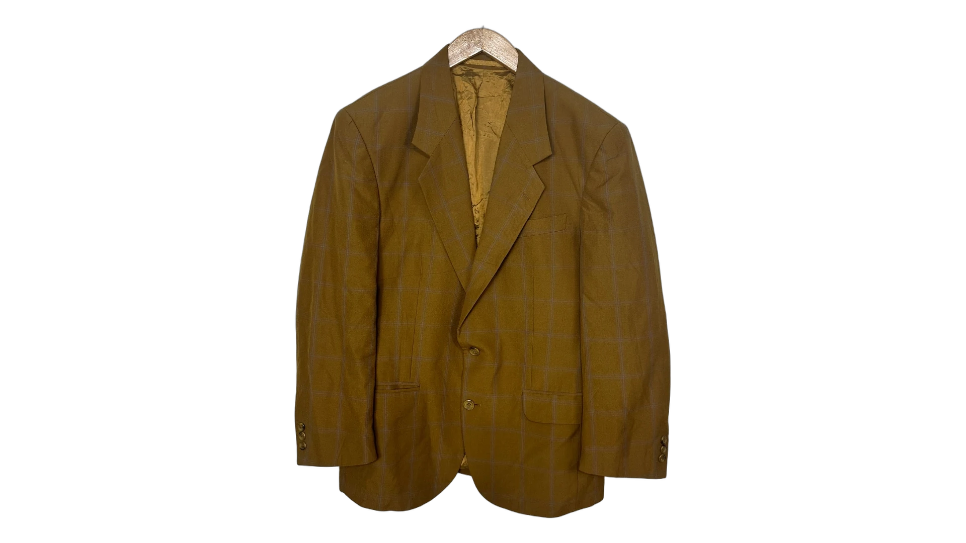 FNK564 Brown Checkered Blazer - Image 1