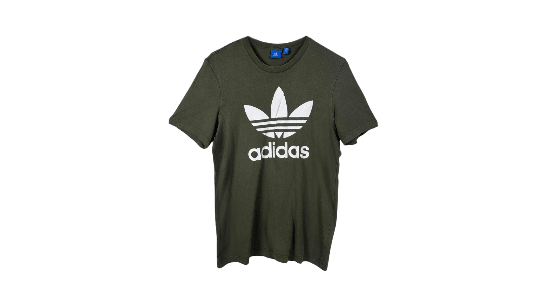 FNK577 Adidas Originals Olive Green T-Shirt - Image 1