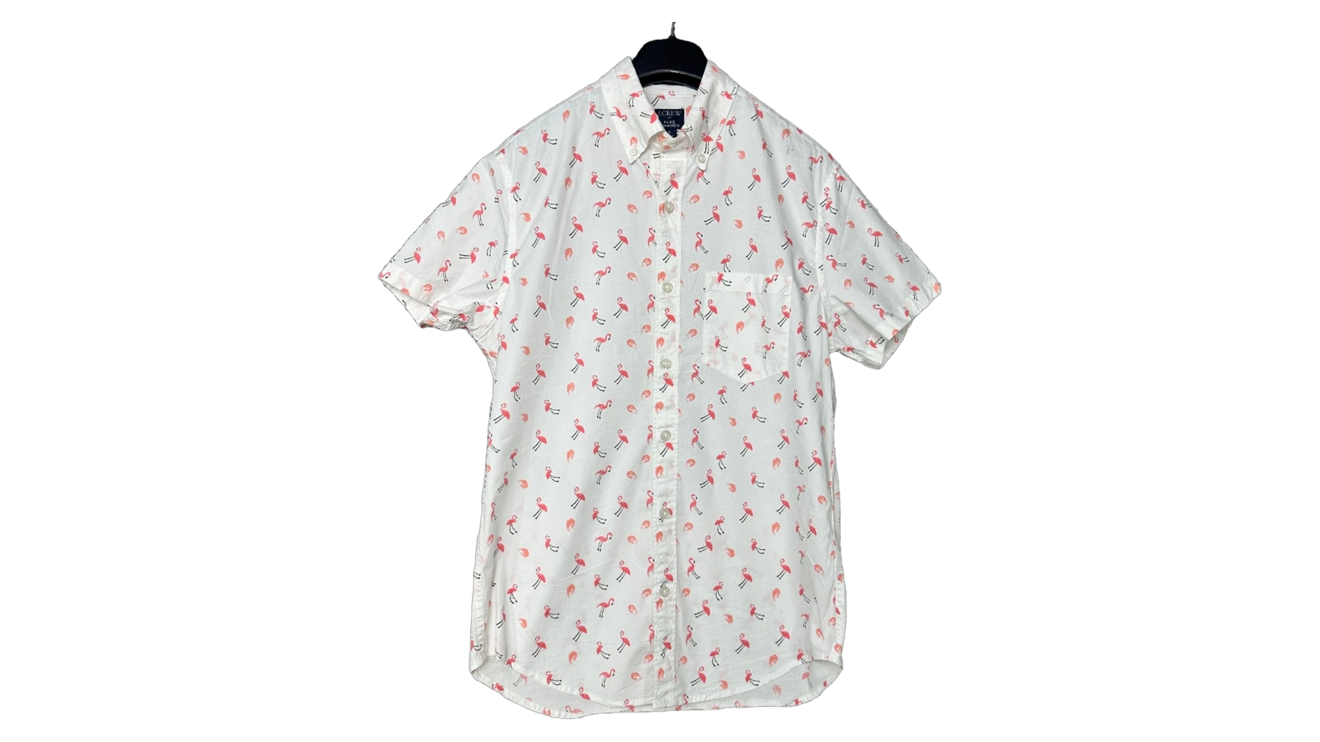 FNK581 Flamingo Pattern shirt - Image 1