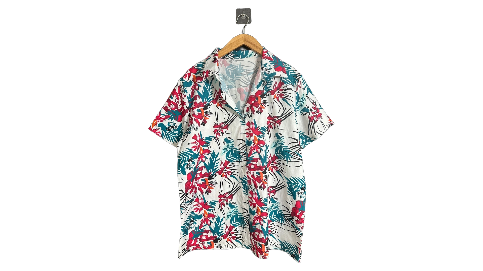 FNK582 Floral Men's Shirt - Image 1