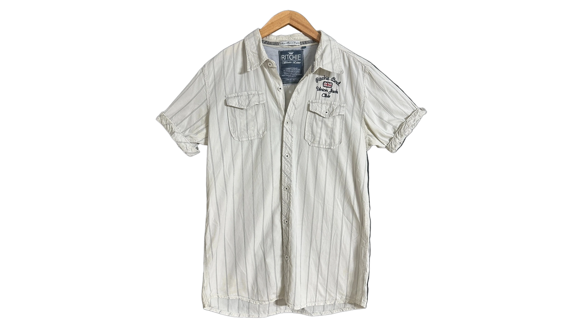 FNK589 Ritchie Striped Shirt - Image 1