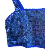 Boohoo Sequinned Crop Top - Image 5