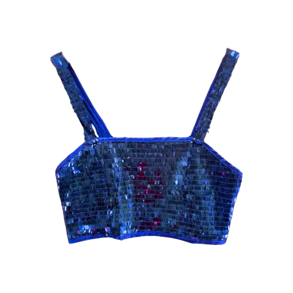 Boohoo Sequinned Crop Top