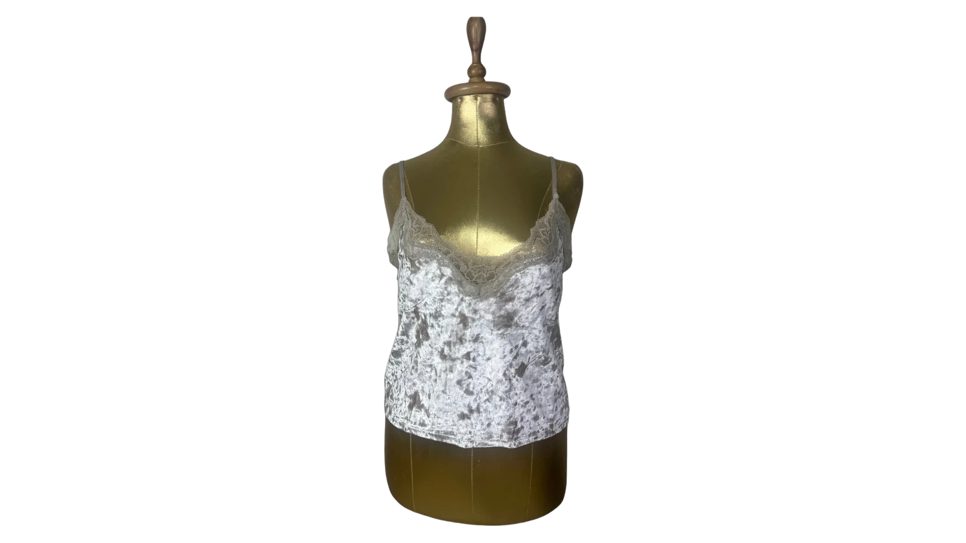 FNK598 Factorie Velvet Cami Top - Image 1