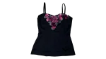 Floral Applique Handmade Cami Top