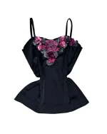 Floral Applique Handmade Cami Top - Image 2