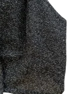 Glittery Open Back Button-Up Halter Top - Image 2