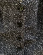 Glittery Open Back Button-Up Halter Top - Image 3