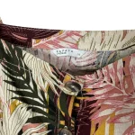 Papaya Foliage Patterned Cropped Top - Image 2