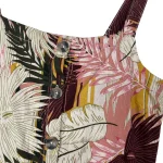 Papaya Foliage Patterned Cropped Top - Image 4