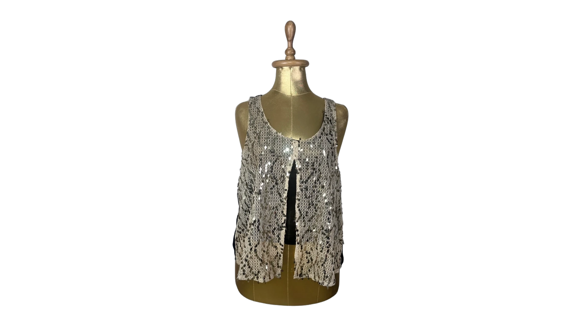 FNK608 Paradisco Sequin Top - Image 1